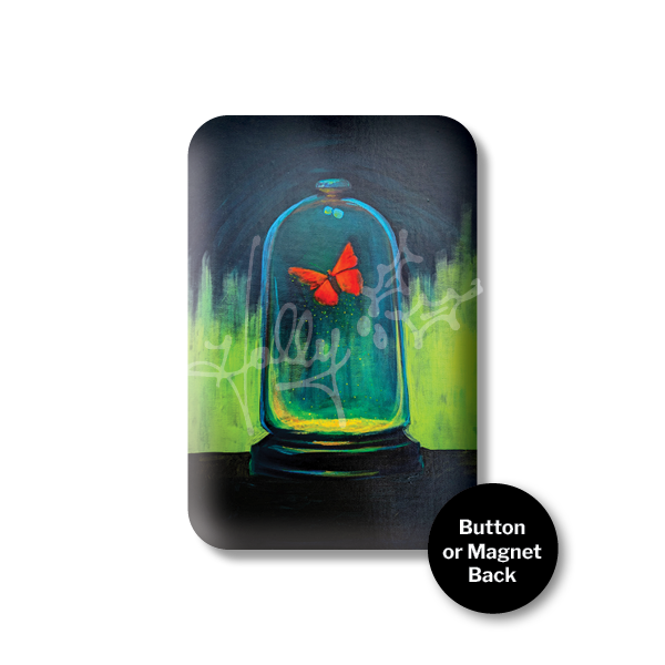 "A Study in Captivity" Magnet or Button