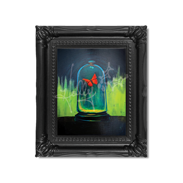 "A Study in Captivity" Mini Masterpiece Framed Print
