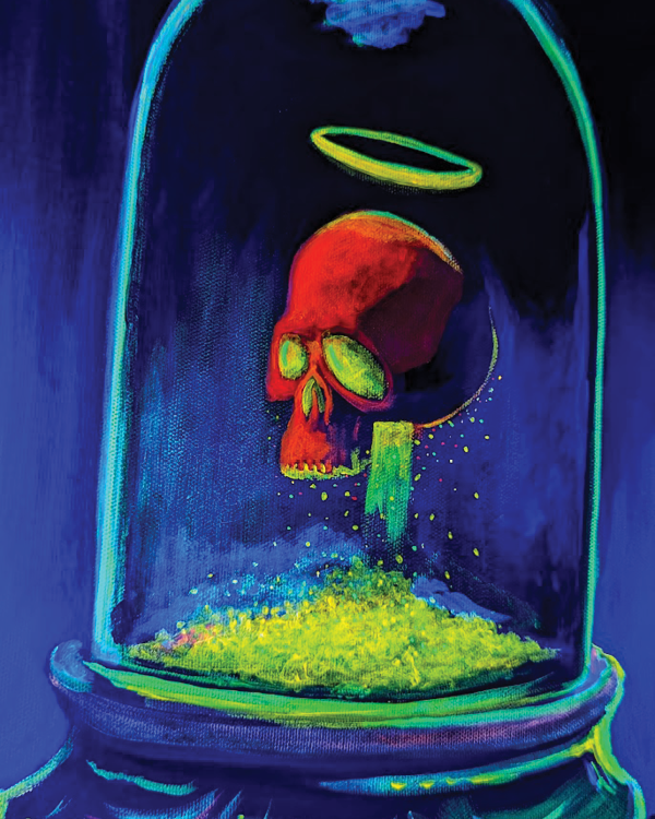 "A Study in Fluorescence" Original Painting