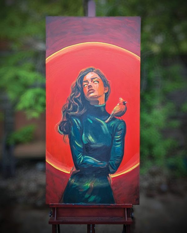 "A Study in Grief" Original Painting