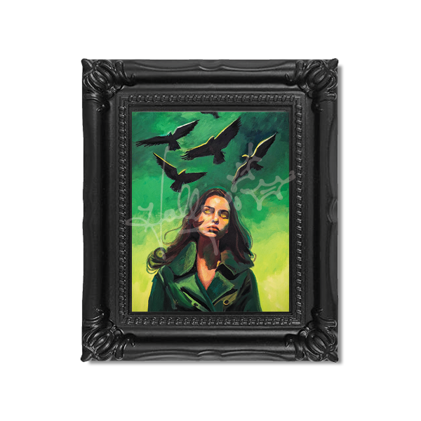 "About A Murder" Mini Masterpiece Framed Print
