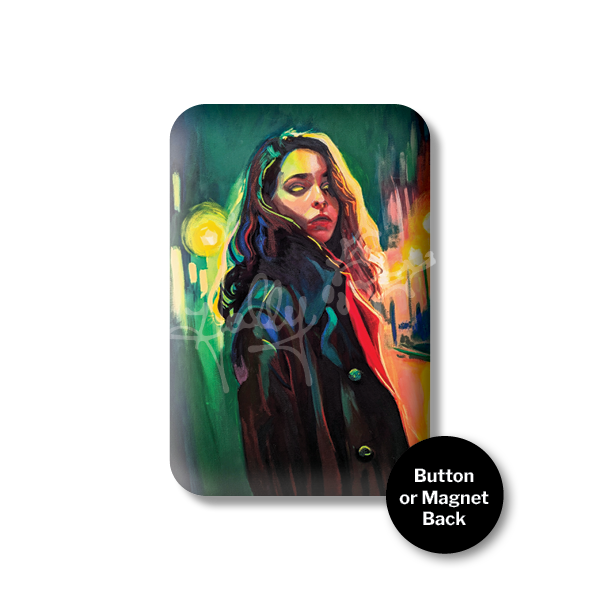"Aftersome" Magnet or Button