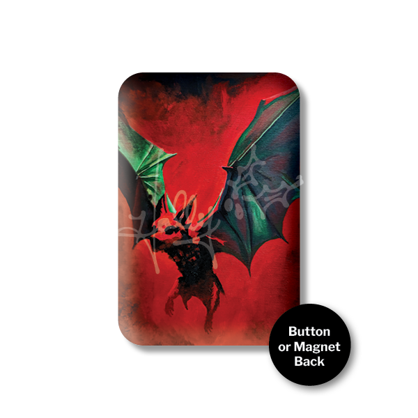 "Batty No. 1" Magnet or Button