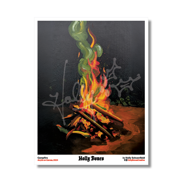 "Campfire" 8x10 Print