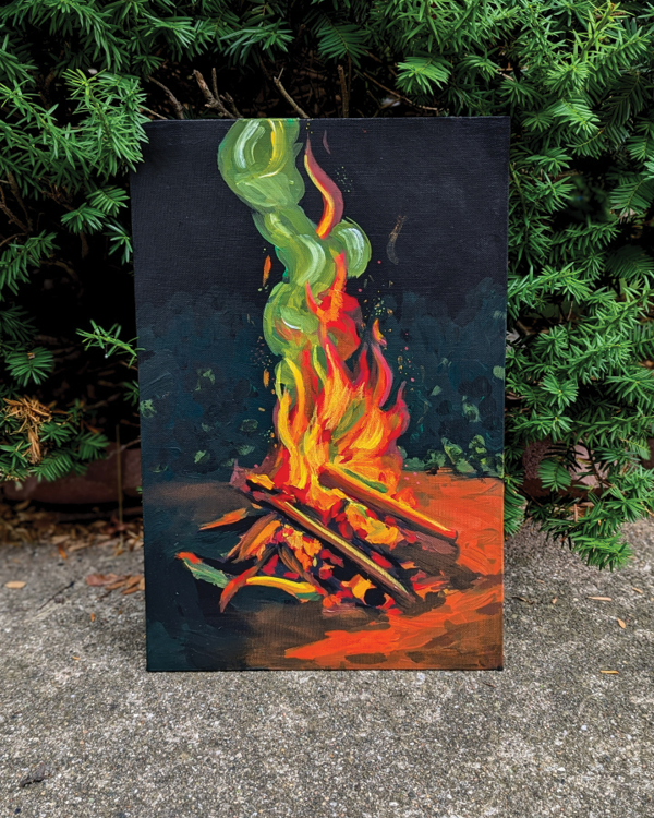 "Campfire" Original Painting