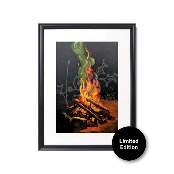 "Campfire" Limited Edition Framed Print