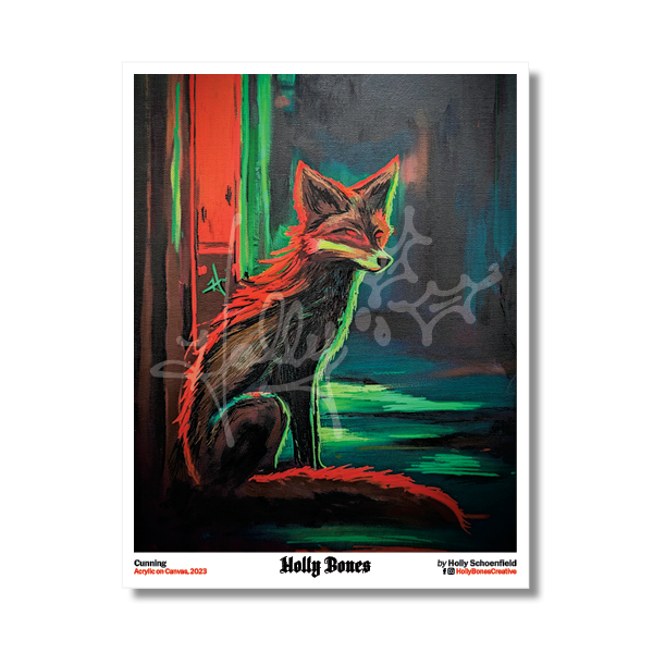 "Cunning" 8x10 Print