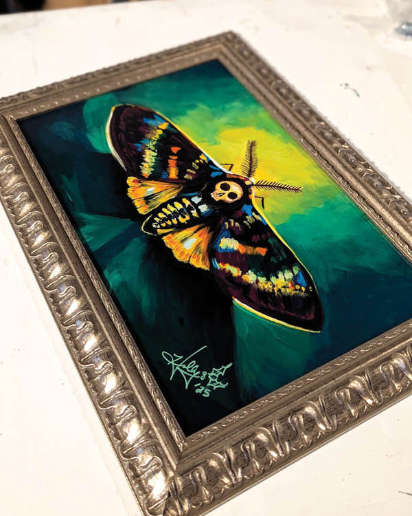 "Deaths Head" Original Painting