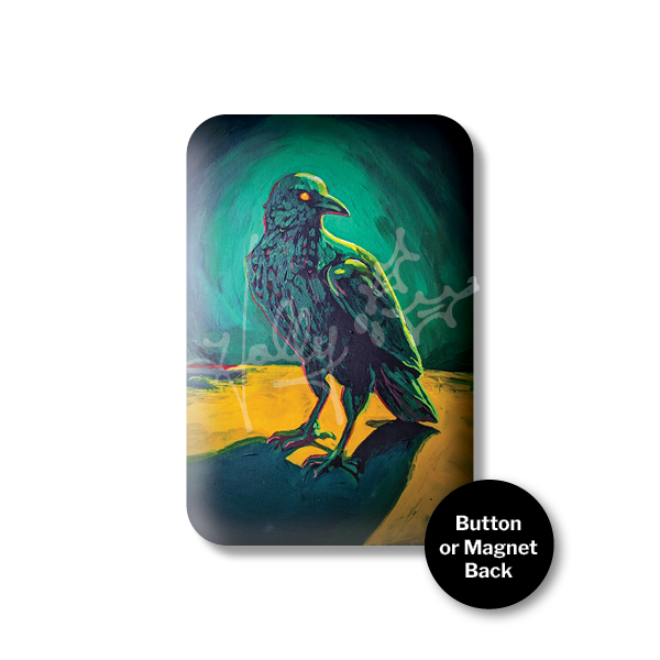 "Falcon No. 1" Magnet or Button