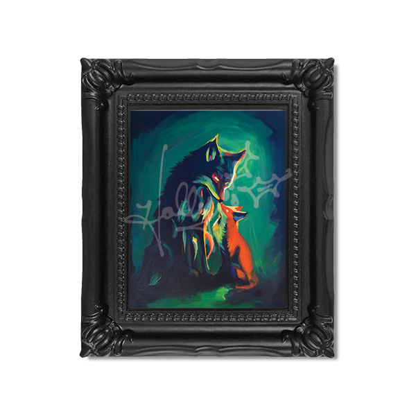 "Fox & Wolf No. 2" Mini Masterpiece Framed Print