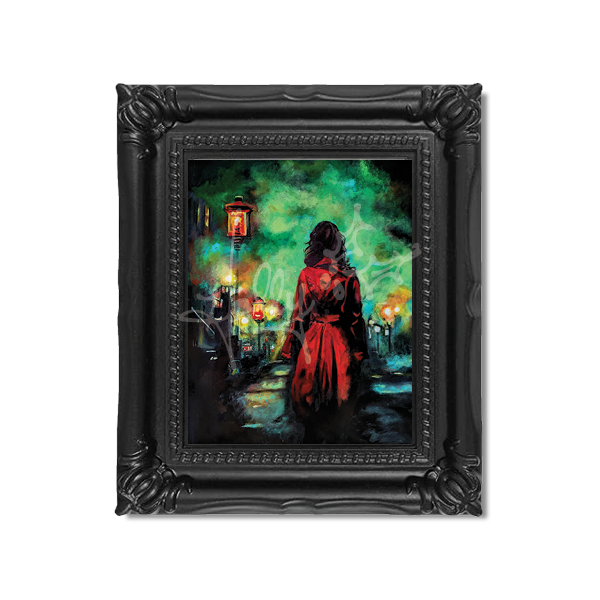 "Gaslight" Mini Masterpiece Framed Print