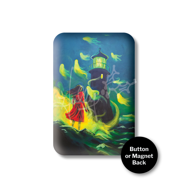 "Ghost Light" Magnet or Button