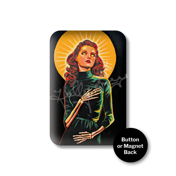 "In a Perfect World" Magnet or Button