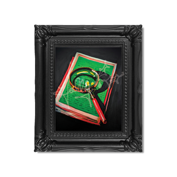 "Magnifying Glass No. 1" Mini Masterpiece Framed Print