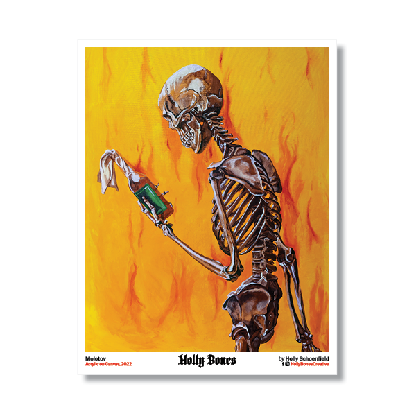 "Molotov" 8x10 Print