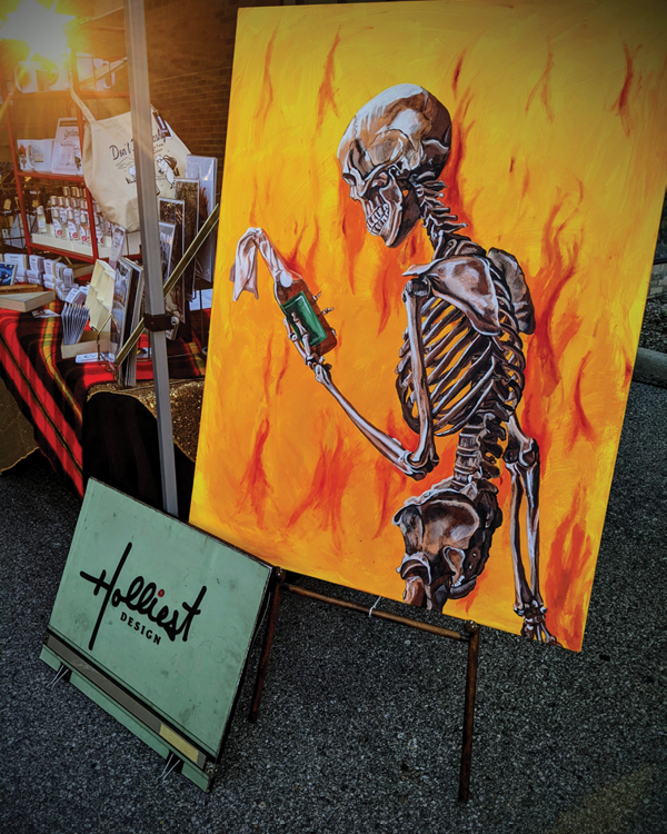 Molotov Original Painting