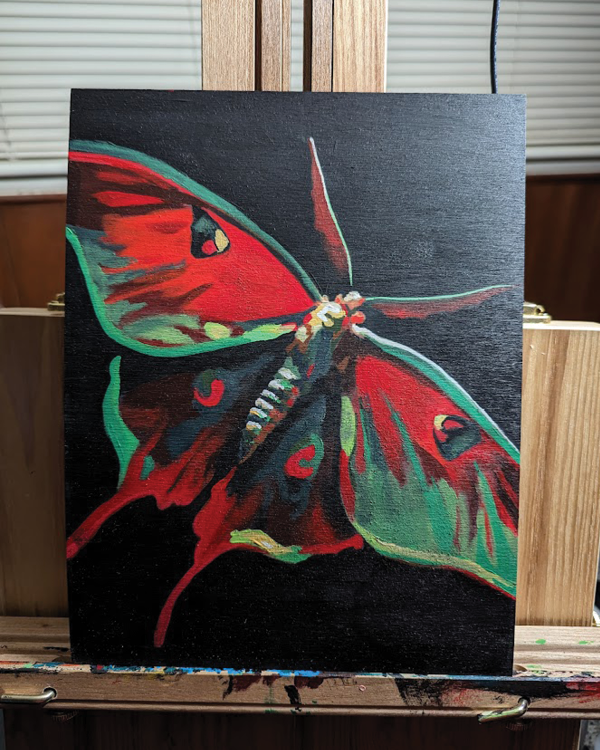 "Moth No. 1" Original Painting