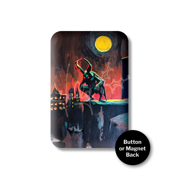 "Mothman No. 1" Magnet or Button