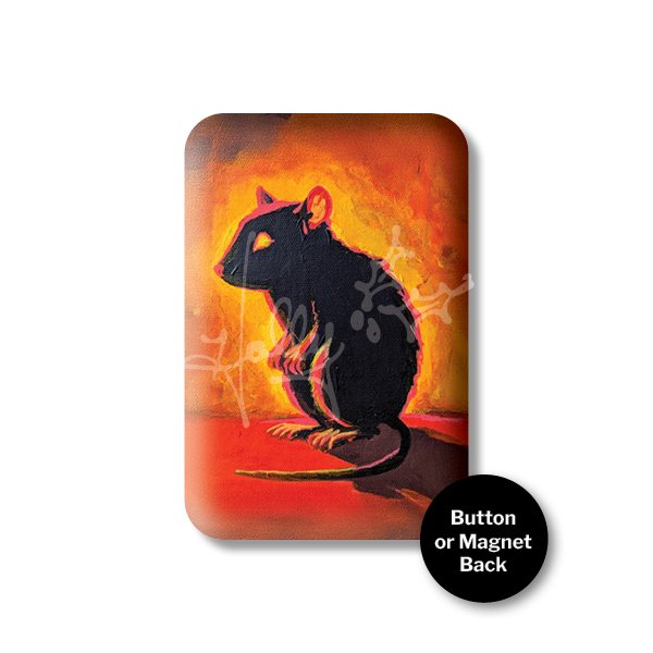"Mouse No. 2" Magnet or Button