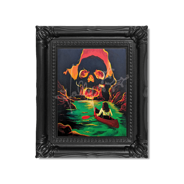 "Mystery At Skull Cave" Mini Masterpiece Framed Print