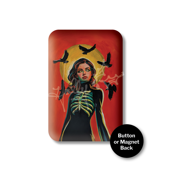 "Omens" Magnet or Button