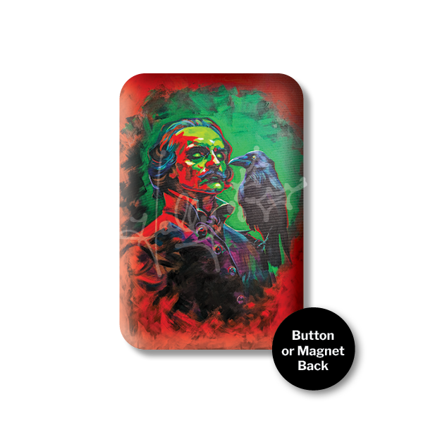 "Poe" Magnet or Button