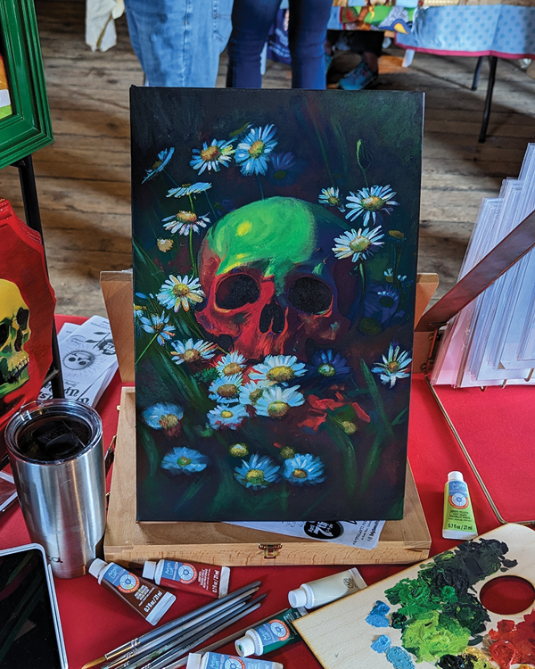 "Pushing Up Daisies No. 1" Original Painting