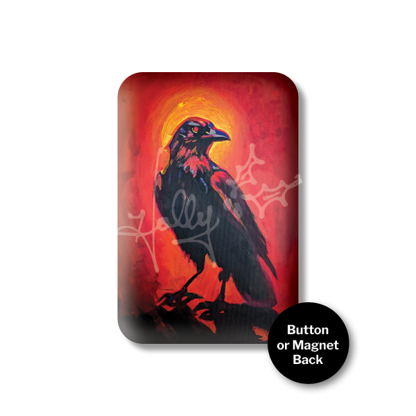 "Raven No. 1" Magnet or Button