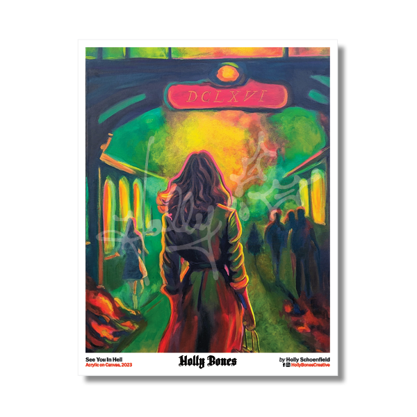"See You in Hell" 8x10 Print