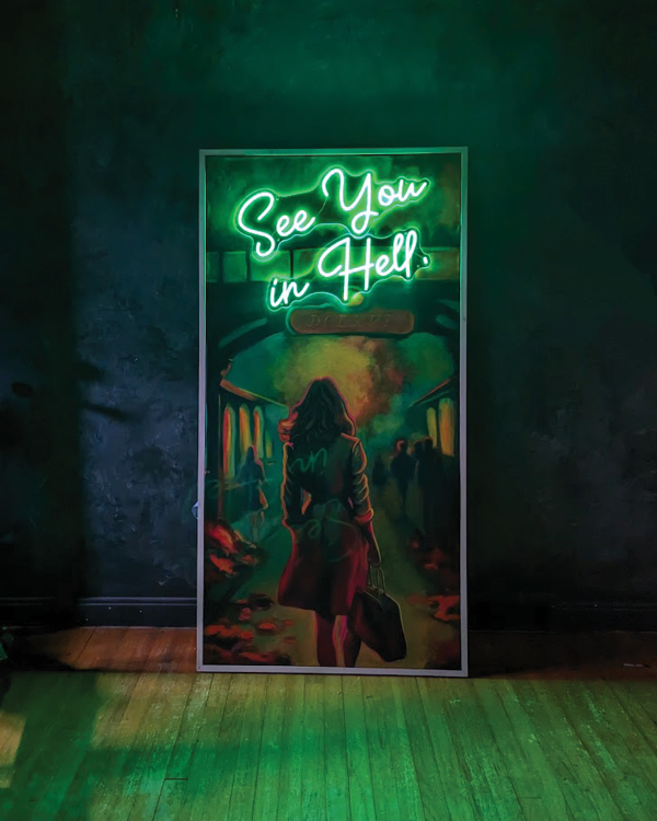 "See You in Hell" Original Painting