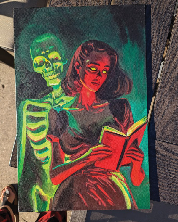 "Skip to the End" Original Painting