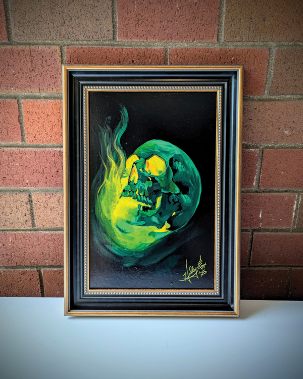 "Skull Spirit No. 1" Original Painting