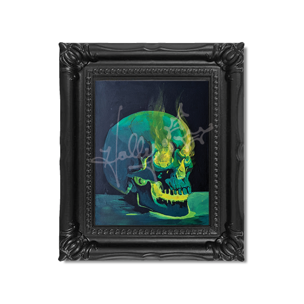 "Skull Spirit No. 2" Mini Masterpiece Framed Print