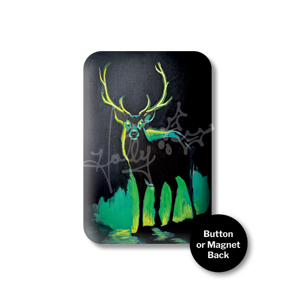 "Stag No. 1" Magnet or Button