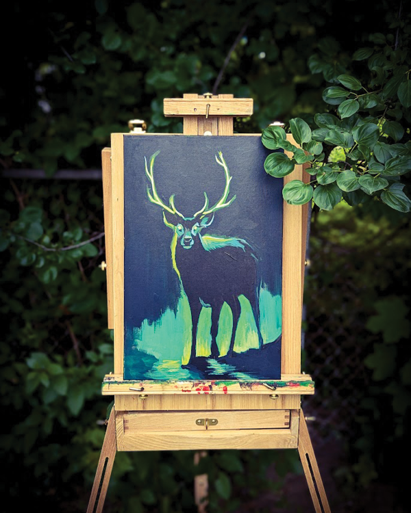 "Stag No. 1" Original Painting