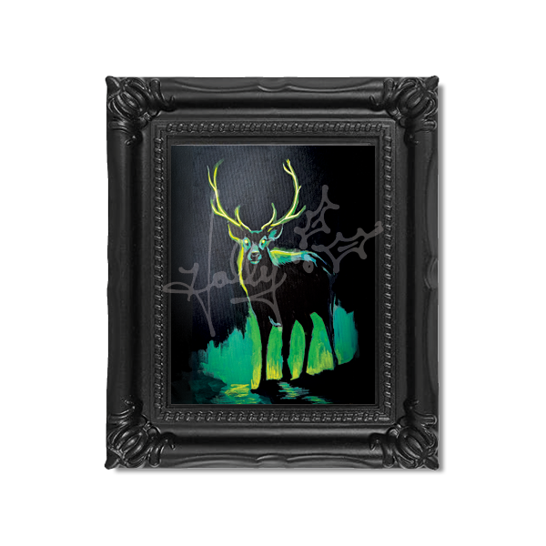 "Stag No. 1" Mini Masterpiece Framed Print