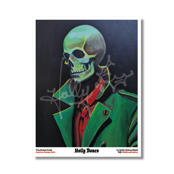"The Green Coat" 8x10 Print