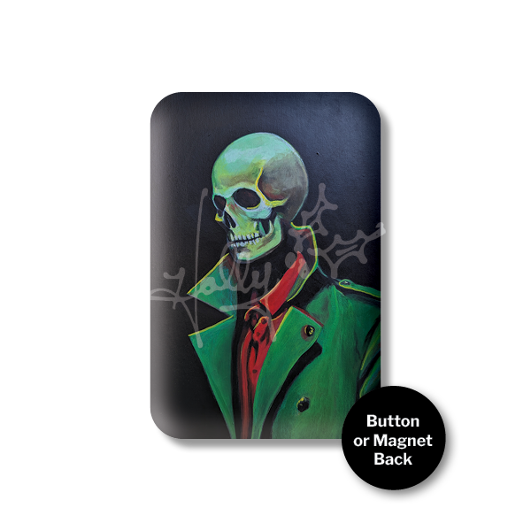 "The Green Coat" Magnet or Button