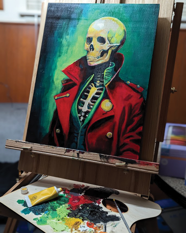 "The Red Coat" Original Painting