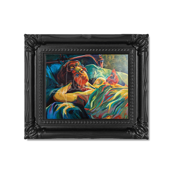 "The Visitor" Mini Masterpiece Framed Print