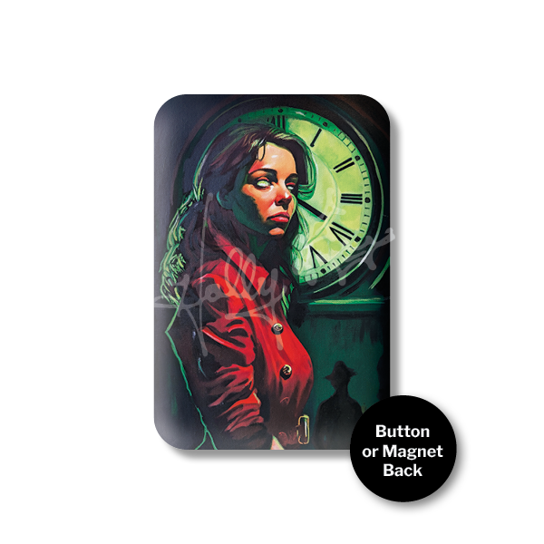 "Time Blind" Magnet or Button