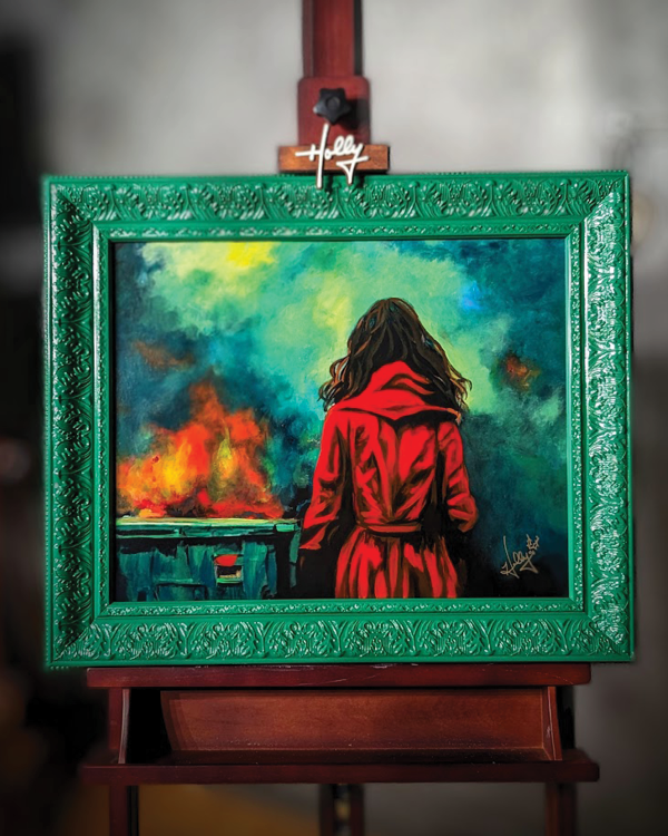"Trash Talk" Original Painting