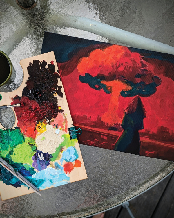 "Uncertain Times" Original Painting